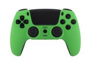 Controle Sem Fio Personalizado Crazy Controllerz para PS5 com Carcaça Frontal Z-Touch Toque Suave e Z-Grip Zonas de Conforto - Verde Neon Controle Sem Fio Personalizado Crazy Controllerz para PS5 com Carcaça Frontal Z-Touch Toque Suave e Z-Grip Zonas de Conforto - Verde Neon