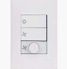 Controle Ventilador Bivolt 4X2 611125BC Branco Pial Plus + Controle Ventilador Bivolt 4X2 611125BC Branco Pial Plus +