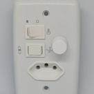 Controle Ventilador De Teto 4x2 110v 220v Bivolt Com Tomada 10a Controle Ventilador De Teto 4x2 110v 220v Bivolt Com Tomada 10a