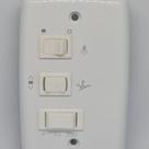 Controle Ventilador De Teto 4x2 C/ Capacitor 110v 127v 1 Interruptor