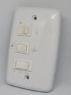 Controle Ventilador De Teto 4x2 Com Capacitor 220v 1 Interruptor