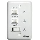 Controle Ventilador Techna Capacitivo 220V Branco Vt-008 Controle Ventilador Techna Capacitivo 220V Branco Vt-008