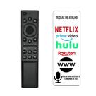 ControleRemotoSmartTVSamsung4K8KcomComandodeVozAtalhosNetflix,Amazon,GloboplayeRakuten