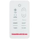 Controlo remoto de substituição para o ar condicionado HISENSE EQK AC