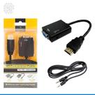 Conversor Adaptador Hdmi Para Vga Com Áudio P2 Conversor Adaptador Hdmi Para Vga Com Áudio P2