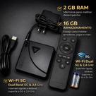 Conversor Android 10.0 4K Ultra HD 2GB RAM 16GB WiFi HDMI Streaming Apps Converte TV em Smart TV