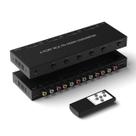 Conversor AV para HDMI Dingsun 4Port com controle remoto para dispositivos antigos Conversor AV para HDMI Dingsun 4Port com controle remoto para dispositivos antigos