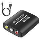 Conversor AV para HDMI GINGIN Suporta 720p/1080p para PS1/PS2/PS3