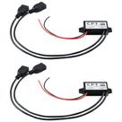 Conversor DC Flylin 12V a 5V 3A Dual USB à prova d'água