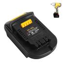 Conversor de adaptador de bateria ZLWAWAOL MIL18DL para bateria de lítio Milwaukee M18 18V para Dewalt 20V