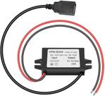 Conversor de adaptador de energia YIPIN HEXHA DC12V/24V para 5V 3A