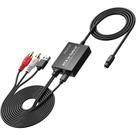 Conversor de áudio analógico para digital PROZOR RCA para óptico