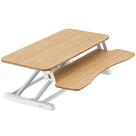 Conversor de mesa VIVO K Series 81 cm de altura ajustável branco Conversor de mesa VIVO K Series 81 cm de altura ajustável branco