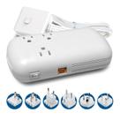 Conversor de tensão Ceptics 300W 220V a 110V com USB-C 18W