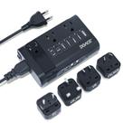 Conversor de tensão DOACE 350W 220V a 110V com plugue de viagem