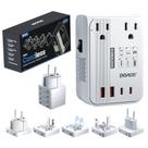 Conversor de tensão DOACE 350W 220V a 110V para viagens pela Europa