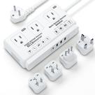 Conversor de tensão Kruuue 220V a 110V 2000W com régua de alimentação