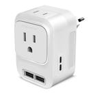 Conversor de tensão Mapambo 220V a 110V com 2 portas USB Europa Conversor de tensão Mapambo 220V a 110V com 2 portas USB Europa