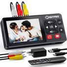 Conversor de vídeo para digital Gravador VHS com tela DigitPro de 3,5 polegadas