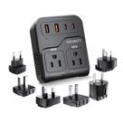 Conversor de Voltagem Trevolty 2000W Adaptador de Viagem 7 em 1