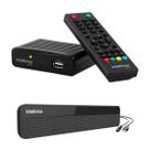 Conversor Digital Intelbras Para Tv Antiga de Tubo e Antena Usb Amplificada