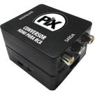 Conversor HDMI Para RCA Preto Pix