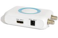 Conversor HDMI para RF/RCA Coaxial - Adaptador Modulador VHF
