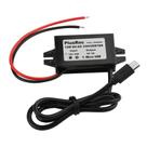 Conversor impermeável de 12V/24V para 5V PlusROC para carros e anéis