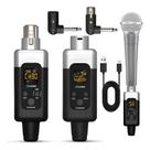 Conversor Microfone Sem Fio Uhf Transmissor Receptor 48v Conversor Microfone Sem Fio Uhf Transmissor Receptor 48v