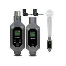 Conversor Microfone Sem Fio Vedo VD6701 Transmissor Receptor XLR UHF