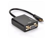 Conversor mini hdmi macho x vga fêmea c/ audio p2