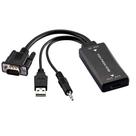 Conversor Multilaser VGA M X HDMI WI280 C/Áudio