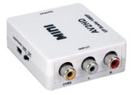 Conversor QVS de A/V de fêmea Composite para fêmea HDMI