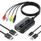 Conversor RCA HDMI para S-Video 1080P com saída composta