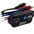 Conversor rca jfa slim com comando remoto para som automotivo