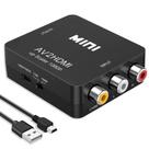 Conversor RCA para HDMI 1080P Mini Composite CVBS AV para HDMI