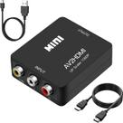 Conversor RCA para HDMI Amtake 1080P Composite CVBS AV para HDMI Conversor RCA para HDMI Amtake 1080P Composite CVBS AV para HDMI