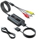 Conversor RCA para HDMI Bcrokory Male com cabo HDMI 1080P