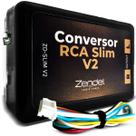 Conversor RCA Remoto Slim V2 Zendel Som Auto Amplificador