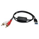 Conversor USB em Entrada Auxiliar de Áudio Faaftech FT USB AUX