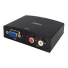 Conversor VGA +R/L Áudio to HDMI Lelong Le-4112 Conversor VGA +R/L Áudio to HDMI Lelong Le-4112