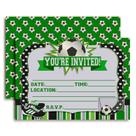 Convites para festas Amanda Creation Soccer Birthday 20 Cards