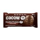 Cookie Proteico Cacow All Black Sabor Chocolate Amargo com 10g de Proteína 40g