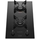 Cooktop 2 Bocas Atlas U Top Com Mesa De Vidro Preto Bivolt Bivolt
