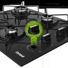 Cooktop 4 Bocas a Gás Automático Vidro Bivolt Consul Cooktop 4 Bocas a Gás Automático Vidro Bivolt Consul