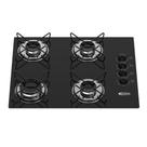 Cooktop 4 Bocas a Gás Clarice Preto Bivolt Cooktop 4 Bocas a Gás Clarice Preto Bivolt