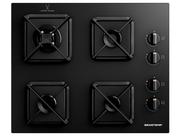 Cooktop 4 Bocas a Gás GLP Brastemp Mesa de Vidro Preto Acendimento Superautomático BDS62AE