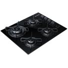 Cooktop 4 Bocas Brastemp Com Duplachama E Timer Touch Bdt62
