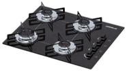 Cooktop 4 bocas Chamalux ultra chama Bivolt Preto/ GN
