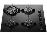 Cooktop 4 Bocas Electrolux a Gás GLP Preto